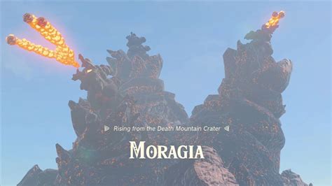 When the Moragia boss rises from the Death Mountains Crater, look for the attached Zonai Wings with Fans & Steering. . Death mountain boss totk